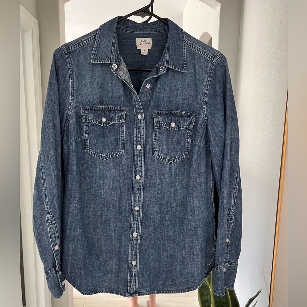 J. Crew Denim Button Down